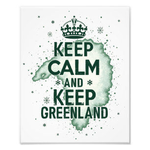Foto Mantener la calma y conservar Groenlandia