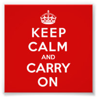 Mantener la calma y continuar
