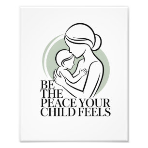 Foto Mantra de Silueta de Madre y Bebé Sage