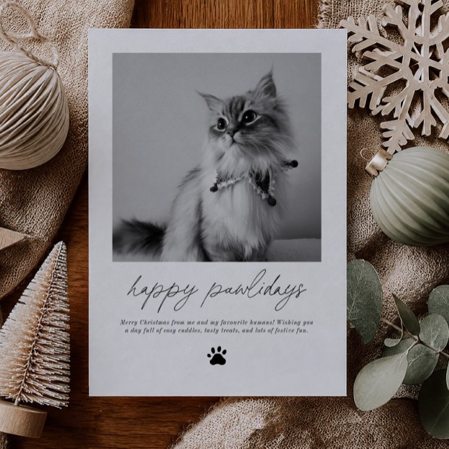 Foto manuscrita de Navidad de gato (Subido por el creador)