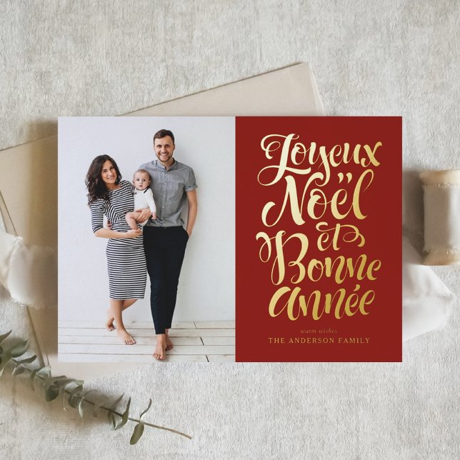 Foto manuscrita de Red Joyeux Noël et Bonne Année (Subido por el creador)