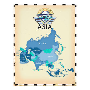 Foto Mapa Antiguo De Asia