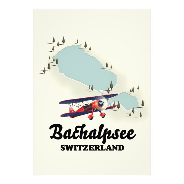 Foto Mapa de Bachalpsee en suiza (Frente)