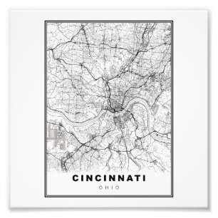 Foto Mapa de Cincinnati