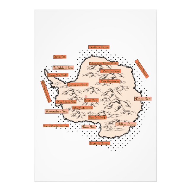 Foto Mapa de cosechas antárticas (Frente)