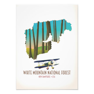 Foto Mapa de EEUU del bosque nacional de las montañas b
