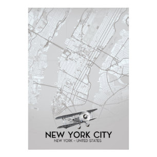 Foto Mapa de estilo vintage de la ciudad de Nueva York