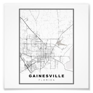 Foto Mapa de Gainesville