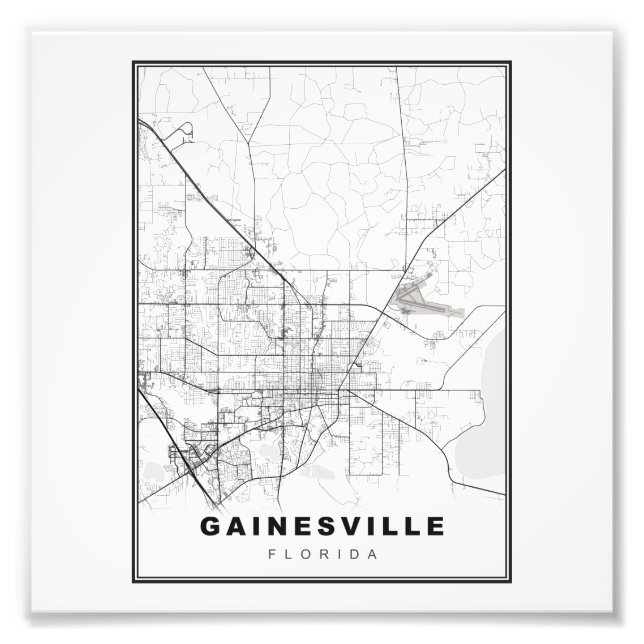 Foto Mapa de Gainesville (Frente)