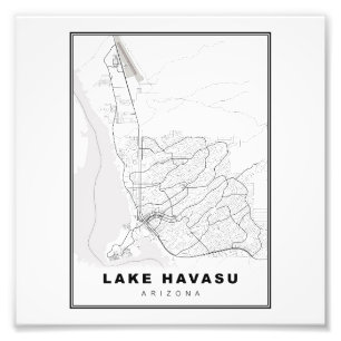 Foto Mapa de la ciudad de Lake Havasu