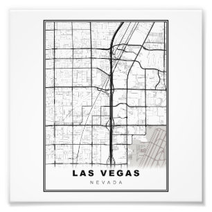 Foto Mapa de la Franja de Las Vegas