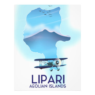 Foto Mapa de las Islas Eolias Lipari