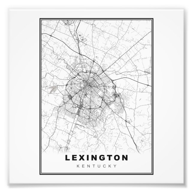 Foto Mapa de Lexington (Frente)
