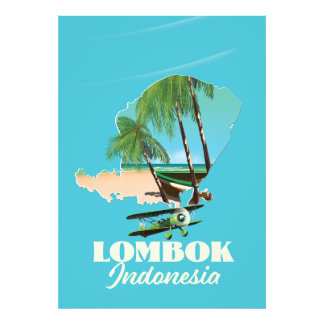 Foto Mapa de Lombok Indonesia