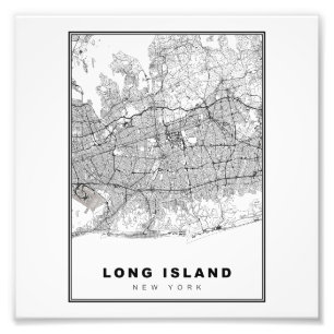 Foto Mapa de Long Island