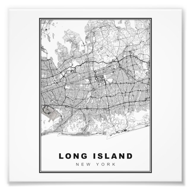 Foto Mapa de Long Island (Frente)