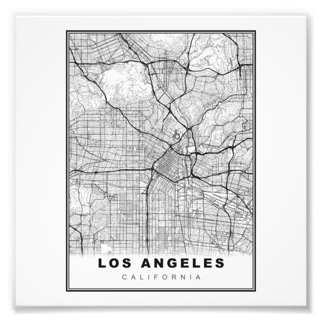 Foto Mapa de Los Ángeles (Frente)