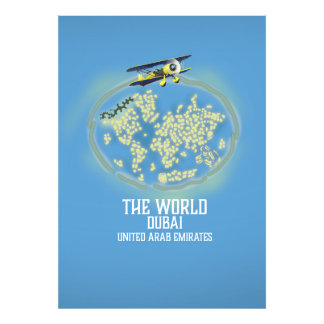 Foto Mapa de los Emiratos Árabes Unidos en el mundo Dub