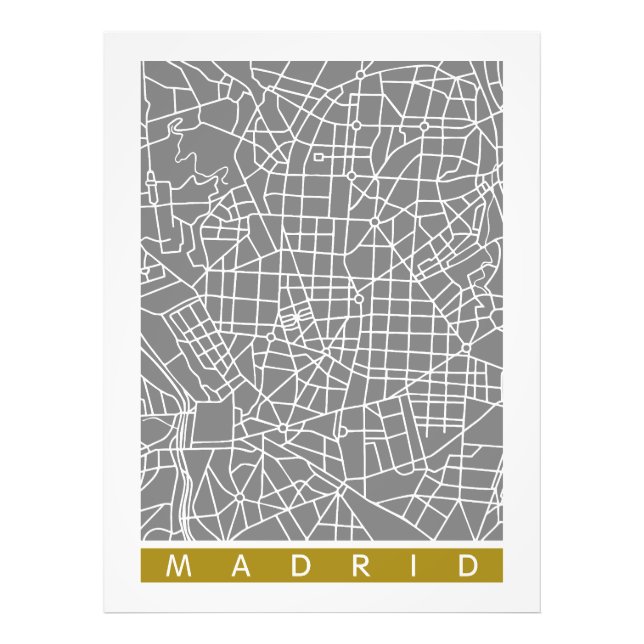 Foto mapa de Madrid (Frente)