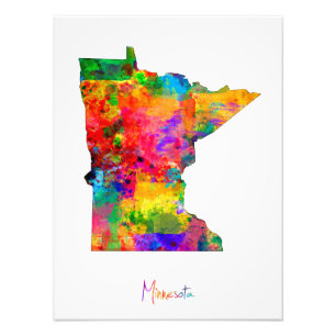 Foto Mapa de Minnesota
