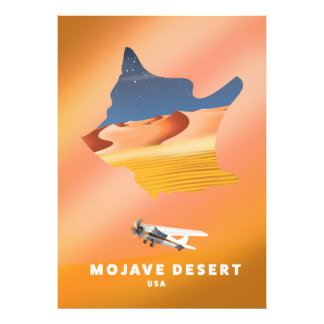 Foto Mapa de Mojave Desert USA