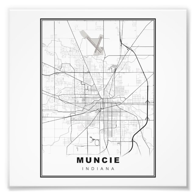 Foto Mapa de Muncie (Frente)