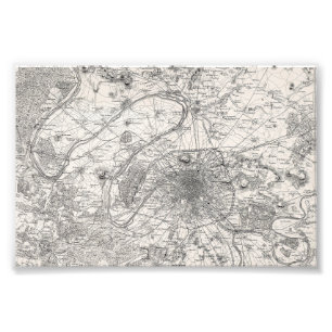 Foto Mapa de París capital de Francia