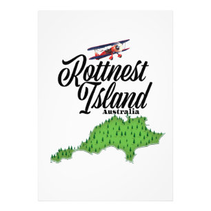 Foto Mapa de Rottnest Island Australia