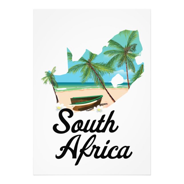 Foto Mapa de Sudáfrica (Frente)