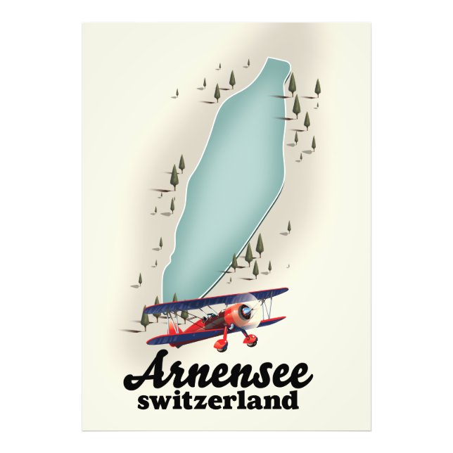 Foto mapa de suiza del lago Arnensee (Frente)