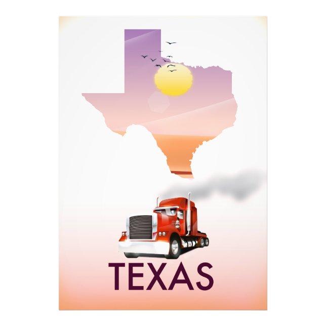 Foto Mapa de Texas Big Rig (Frente)