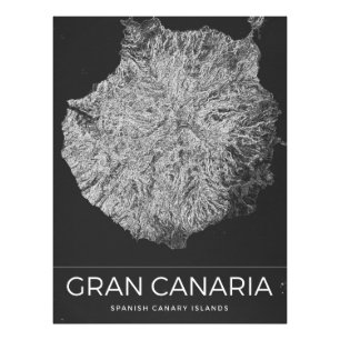 Foto Mapa de viaje antiguo de Gran Canaria