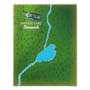 Foto Mapa de viajes de Sminge Lake Dinamarca