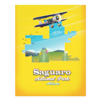 Foto mapa de viajes del parque nacional de saguaro