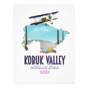 Foto Mapa del parque nacional Kobuk Valley Alaska