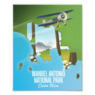 Foto Mapa del Parque Nacional Manuel Antonio, Costa Ric