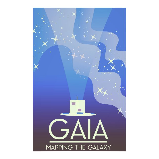 Foto Mapa del universo de GAIA (Frente)
