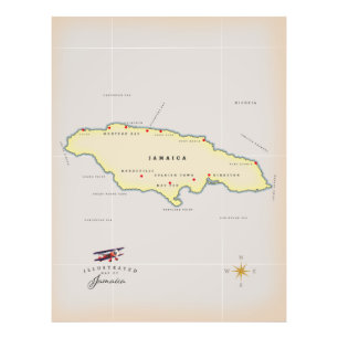 Foto Mapa ilustrado de Chipre.