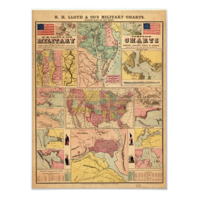 Foto Mapas estratégicos militares de la guerra civil vi (Frente)