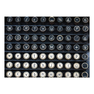 Foto Máquina de escribir antigua