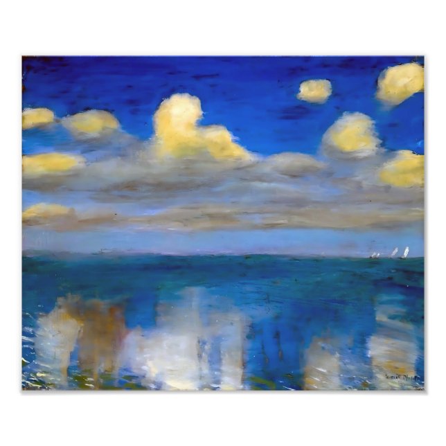 Foto Mar calma | Emil Nolde | (Frente)