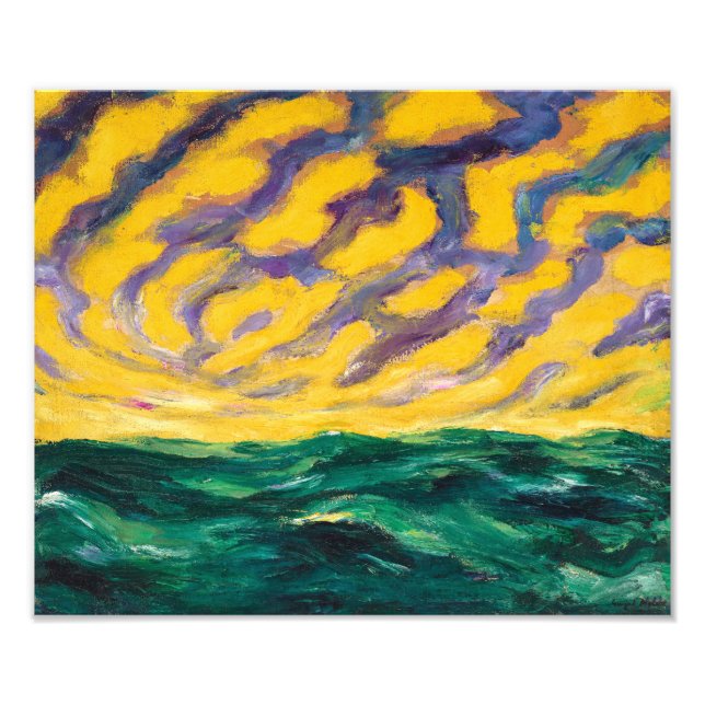 Foto Mar de Otoño | Emil Nolde | (Frente)