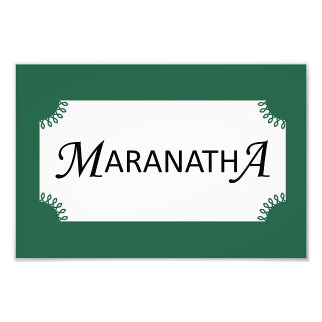 Foto ¡Maranatha! Ven rápido, Señor Jesús Cristiano (Frente)