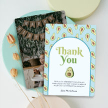 Foto Maravilloso aguacate 1cumpleaños Tarjeta de a