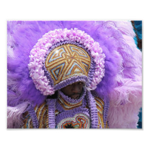 Foto Mardi Gras Indian en Nueva Orleans