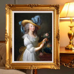 Foto Marie Antoinette con un rosa<br><div class="desc">Marie Antoinette con un retrato de Marie Antoinette,  rosa de 1783,  que fue criticada por mostrar lo que se describió como un atuendo inapropiado e informal para una reina; en respuesta a las críticas,  fue pintada de nuevo con la reina con un vestido de seda azul.</div>