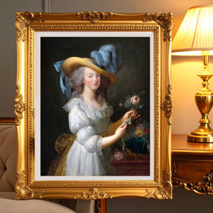Foto Marie Antoinette con un rosa
