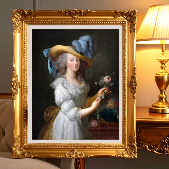 Foto Marie Antoinette con un rosa (Marie Antoinette with a rose)