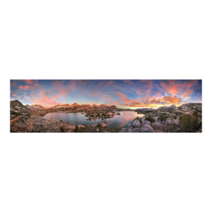Foto Marie Lake Sunrise Panorama - Sendero John Muir