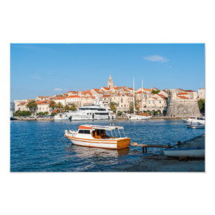 Foto Marina de la ciudad de Korcula - Dalmacia, Croacia